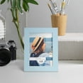 thumbnail image 5 of Grooved 3.5 in. x 5 in. Blue Picture Frame (Set of 2), 5 of 8