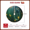 thumbnail image 4 of Balery Jelly Fish Printed Christmas Tree Skirt , Merry Christmas Party Christmas Tree Decoration,Adjustable Tree Skirt-36", 4 of 8