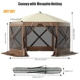 thumbnail image 4 of CazToi Pop Up Canopy Tent 6x6 FT, Hexagonal Outdoor Portable Shade Tent, 4 of 7
