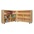 thumbnail image 2 of Contender Extra Large Folding Mobile Storage Organizer with Rolling Casters, 2 of 8