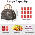 thumbnail image 5 of Camo Lunch Bag for Women – Tactical Army Camouflage Design, Insulated & Leakproof Military-Style Tote for Outdoor, Work, or Hunting, 5 of 6