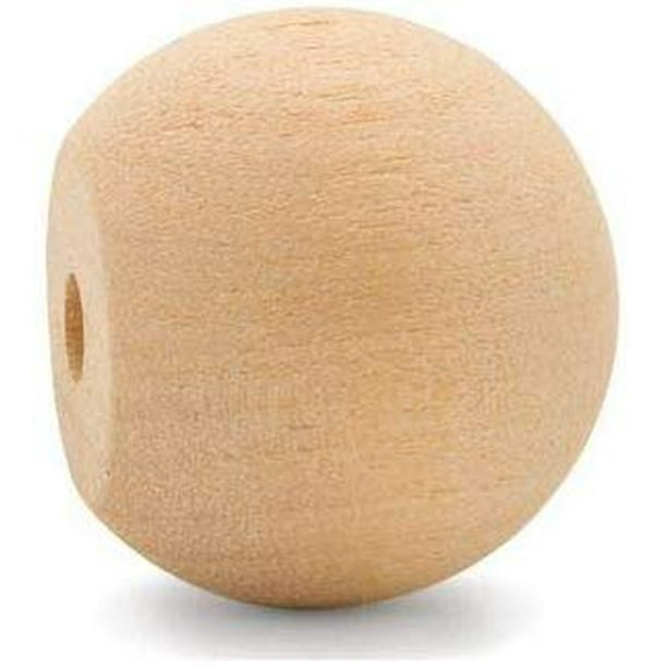 Unfinished Wood Ball Knobs 3/4 inch for Kitchen Knobs, Drawer