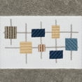 thumbnail image 2 of Authentic Hotel and Spa  Turkish Cotton Squares Embroidered Dark Grey 2-piece Towel Hand Set, 2 of 2