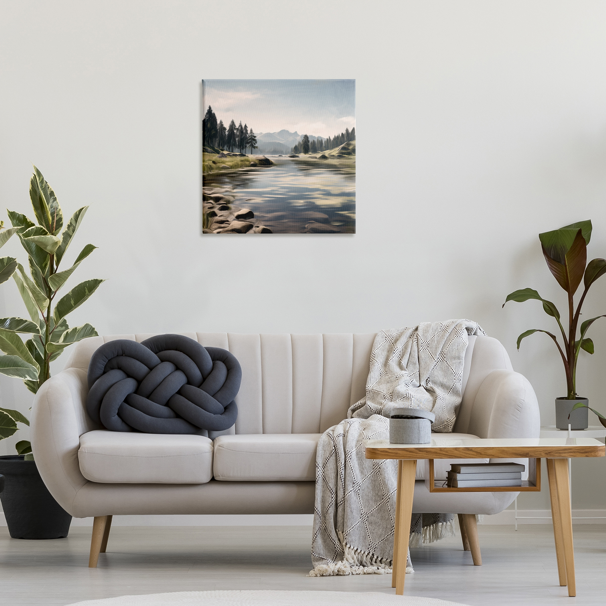 My Hideaway Pond Ripples Canvas Wall Art, design by Kim Allen