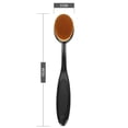 thumbnail image 2 of 2 uds., cepillo de dientes profesional ovalado en polvo suelto, brochas de maquillaje para base, para mezclar líquidos, cremas o cosméticos en polvo impecables, 2 of 5