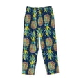 thumbnail image 4 of Daiia Colorful Pineapples Women's Sleep Pant with Pockets and Drawstring,Pajama Pants-Medium, 4 of 9