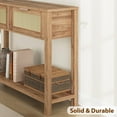 thumbnail image 3 of BeesClover Narrow Wooden Entry Table with 2 Drawers, Small Console Table Sofa Table for Entryway, Living Room, Hallway, 3 of 8