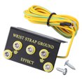 thumbnail image 1 of Unique Bargains ESD Anti Static Grounding Socket L Shaped ESD Ground Socket Connector 5 Hole for Wrist Strap Grounding, 1 of 4