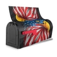 thumbnail image 3 of Pofeuu Eagle Head With American Flag Print Mailbox Covers Letterbox Cover Mailbox Wrap for Home Garden Yard Outdoor Decor -, 3 of 8