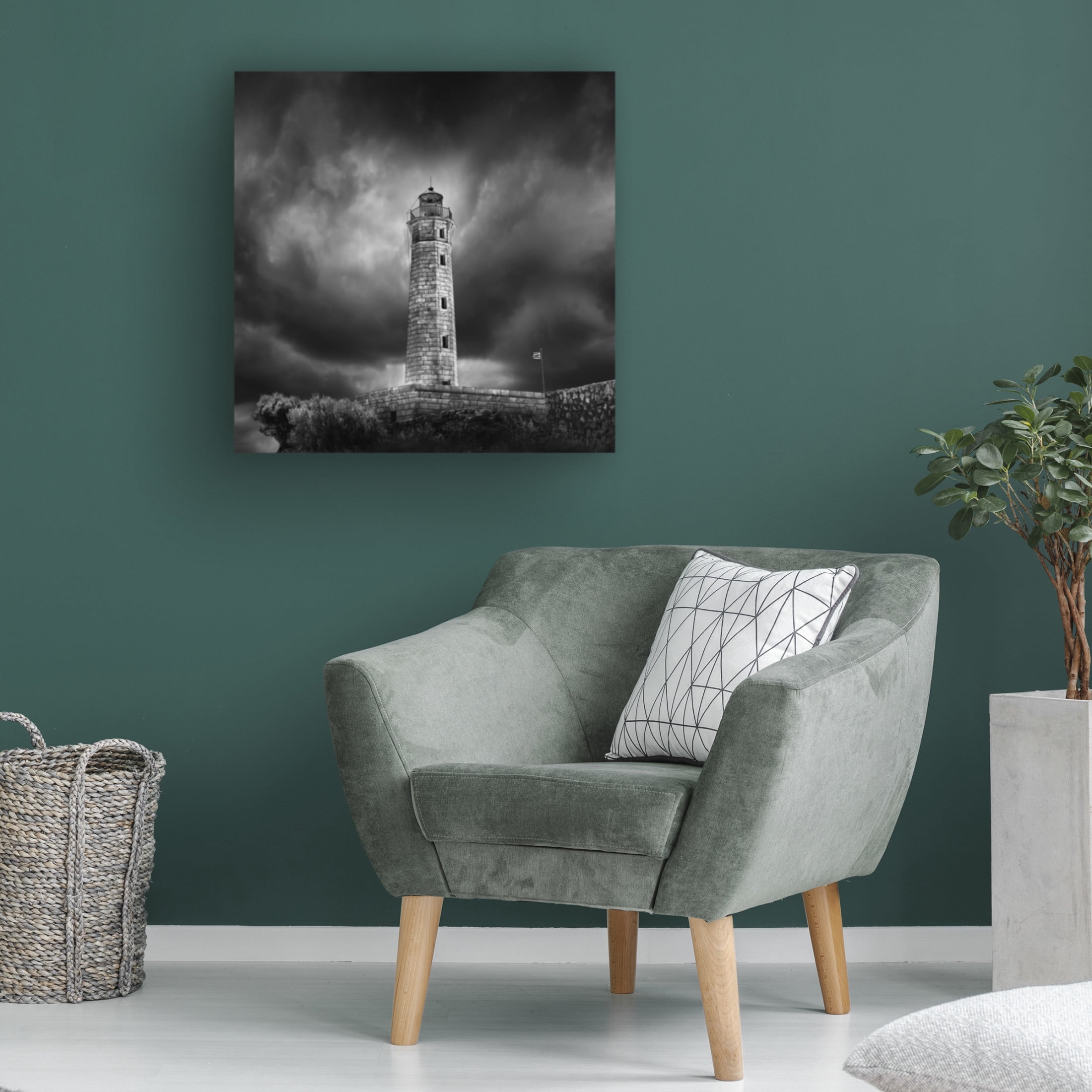 Canvas Wall Art - George Digalakis 'Stormbringer' Wall Art for Living Room, Bedroom, or Office Décor by Trademark Fine Art - 18 x 18 Inches
