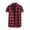 Watermelon Red, variant on Breezora Men's Button Down Shirt Casual Short Sleeve Classic Lapel Collar Regular Fit Lightweight Summer Beach Vacation Tops XXXXL Size Beige