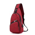 thumbnail image 2 of GEZHEN Sling Bag for Men Women Shoulder Backpack Chest Bags Crossbody Daypack with USB Cable for Hiking Camping Outdoor Trip USB Charging Bag Sports Canvas Bag Chest Bag Outdoor Crossbody Bag, 2 of 4