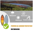 thumbnail image 4 of Housse de Kayak Imperméable Résistante aux UV Housse de Kayak Rangement Extérieur Housse Anti-Poussière pour Bateau Kayak Canot SUP Planche à Pagaie, 4 of 8