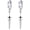 Sword A, variant on Black Cross Earrings for Men 925 Sterling Silver Turquoise Earrings Dangle Gothic Jewelry for Men Women