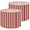 Color 4, variant on Linen Drum Lamp Shades Minimalist Beige White Vertical Stripe 13" x 13" x 10" Lampshade for Table Lamps Floor Lamps Lamp Shade Replacement Easy Assembly Required