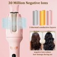 thumbnail image 5 of YOSUOPOC Automatic Hair Curler, Auto Rotating Curling Iron with 4 Adjustable Temperatures & Negative Ions, Pink Anti-Scald Styling Wand for Curls and Waves, 5 of 8