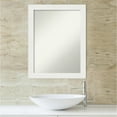 thumbnail image 4 of Amanti Art Vanity White Framed Non-Beveled Bathroom Vanity Wall Mirror - 21.5 x 27.5 in, 4 of 10