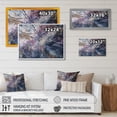 thumbnail image 4 of Designart "Purple And Exploring The Language Of Painting II" Abstract Painting Wall Art For Bathroom, 4 of 5