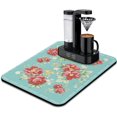 thumbnail image 1 of Washable Quick Dish Drying Mats Non-Slip Coffee Maker Mat For Kitchen Counter Home Coffee Bar Pad 18''''x24'''', black-2, 1 of 5