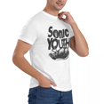 thumbnail image 5 of Camisetas de ciclismo para hombre Sonic Youth Leisure Camiseta de algodón Camiseta de manga corta con cuello redondo Ropa 6XL, 5 of 5