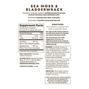 Alkaline Herb Shop Sea Moss & Bladderwrack Dietary Supplement, 200 Capsules
