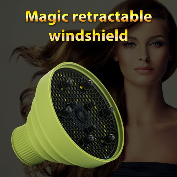Sèche-cheveux portables avec accessoires diffuseurs, sèche-cheveux ionique,  pour femmes cheveux bouclés