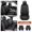 Black, variant on FANOTEK Car Seat Covers Custom Fit for Nissan Rogue/ Rogue Sport 2012-2023, Breathable Faux Leather 5 Seat Full Set Cushion Protector Black