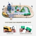 thumbnail image 5 of Kitem Wooden Train Track 108 Piece Set for Toddler Kids Wood Toy Train for 3,4,5 Year old Boys and Girls, 5 of 12