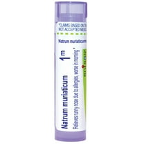 Boiron Natrum Muriaticum 1M, Homeopathic Medicine for Runny Nose Due To Allergies, Worse In Morning, 80 Pellets
