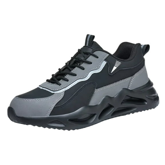 Steel Toe Cap Trainers for Men Women Non Slip Work Shoes Safety Work Shoes Lightweight Steel Toe Sneakers