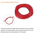 thumbnail image 4 of Uxcell 24AWG 24 Gauge Cable de Conexión Trenzado PVC Cobre Estaño 164ft Rojo, 4 of 7