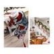 thumbnail image 3 of leyfeng Camino de mesa navideño, muñeco de nieve, alce, bandera de mesa, comedor, manteles decorativos de escritorio, hogar, Año Nuevo 2022, 3 of 8
