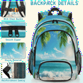 thumbnail image 5 of Herdesigns Palm Tree Coastal Beach Laptop Backpack for Women Men, Work Computer Backpacks, 18.3 Inch Large Computer Nurse Teacher Bags Travel Casual Daypack, 5 of 8