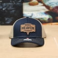 thumbnail image 4 of Make Heaven Crowded, Casual Mesh Hat, Baptism Present, Trendy Youth Cap, Motivational Patch, Faith Baseball Cap, Men’s Religious Hat, 4 of 5