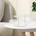 thumbnail image 2 of Round Jewelry Display Stand, Acrylic Holder for Ear Purse Figurines transparent, 2 of 8