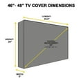 thumbnail image 2 of Housse de Support de Télévision LCD Étanche pour Extérieur, Cour, Patio, Imperméable, Anti-Poussière, Protecteur, Accessoire 46-48 Pouces, 2 of 9