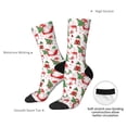thumbnail image 4 of Rateoe Gnomes Merry Christmas for Women Casual Calf Socks - Cute Crew Socks - Thin Soft Above Ankle Socks Size 5-11, 4 of 6