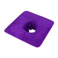 thumbnail image 4 of Toalla de mesa de masaje de spa con orificio para cara, transpirable, de 13,78 x 13,78 pulgadas, ligera y cómoda, absorbente para belleza., 4 of 8