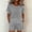 Gray plus size 2 piece shorts set a1, variant on Cagogo Women Plus Size 2 Piece Shorts Set Round Neck Short Sleeve Tshirt Pocket Loose Casual Summer Outfits Matching Lounge Sets Tracksuits Travel Airport Clothes, Purple S