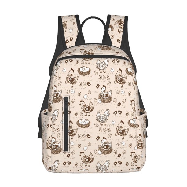 Balery Retro Rooster Mochila Ligera para Hombres y Mujeres – Resistente y Impermeable, Ideal para la Escuela, el Trabajo, los Viajes y el Uso Diario