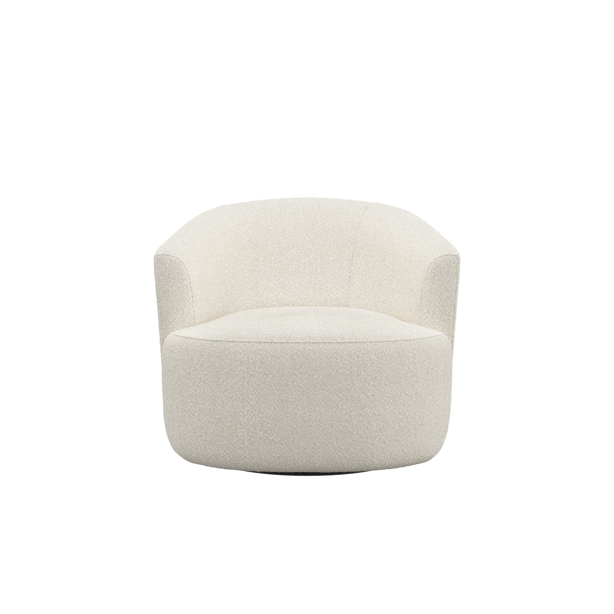 Mainstays Boucle Swivel Accent Chair, Cream