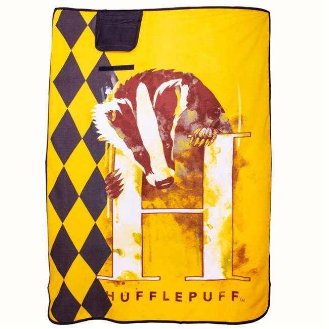 Harry Potter 807922 Harry Potter Hufflepuff Travel Blanket 43 x 59 in