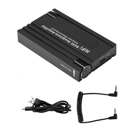 TAPDRA Portable Headphone Amp for MP3/Phones, Bluetooth 5.0 & 3.5mm Input, Fine-Tune Sound Quality for Music Lovers