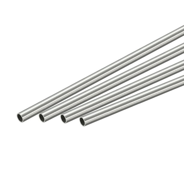 Lot De 3 Tubes Acier Inoxydable 304 Sans Soudure - 4mm Diamètre, 0.5mm épaisseur, 300mm Longueur