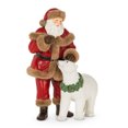 thumbnail image 1 of Vintage Santa With A Polar Bear Statuette, 1 of 2