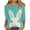 F#Multicolor, variant on Easter T-Shirts for Women Bunny Eggs Graphic Tees 3/4 Length Sleeve Womens Tops Round Neck Casual Blouses Spring Outfits