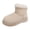 White, variant on YLYL Womens Platform Winter Boots Fur Fuzzy Warm Slip on Snow Ankle Boots