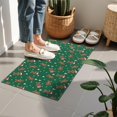 thumbnail image 4 of Green Christmas Gingerbread Man Pattern Door Rugs,Washable Non Slip Door Mats Indoor,Decorative Door Mats,Entry Mat Indoor for Entrance,Bedroom,Kitchen,Bathroom,16"x24", 4 of 6