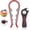 1Pack, variant on Jar Opener, 5 in 1 Multi Function Can Opener Bottle Opener Kit with Silicone Handle Easy to Use for Children, Elderly and Arthritis Sufferers ,1 Pack