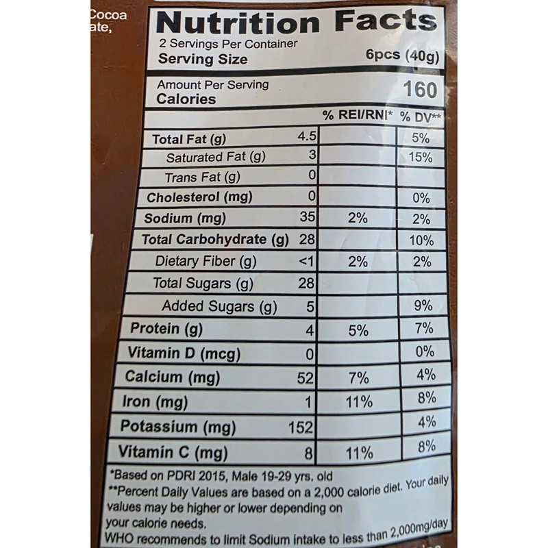 7D Mango Bites Dark Chocolate, 2.8OZ